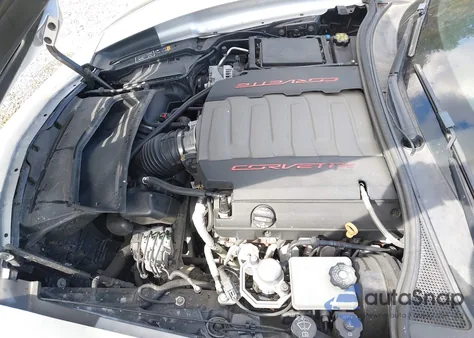 2019 Chevrolet Corvette Stingray из США, поврежденный, VIN 1G1YA2D70K5107194